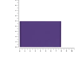 Лейбл из ПВХ Dzeta, XL, фиолетовый