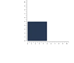 Лейбл из ПВХ Dzeta, L, темно-синий