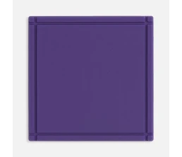 Лейбл из ПВХ Dzeta, L, фиолетовый