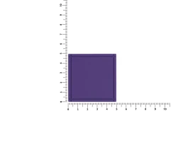 Лейбл из ПВХ Dzeta, L, фиолетовый