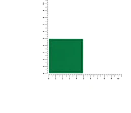 Лейбл из ПВХ Dzeta, L, зеленый