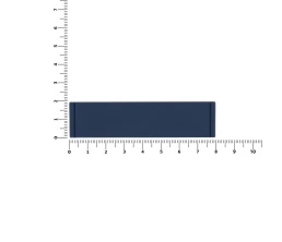 Лейбл из ПВХ Dzeta, S, темно-синий