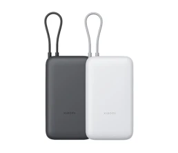 Внешний аккумулятор с встроенным кабелем Xiaomi Power Bank 20000mAh (Integrated Cable) GL Dark Gray