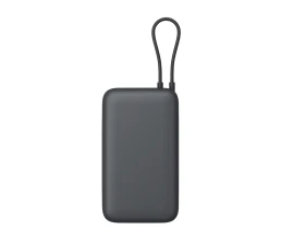 Внешний аккумулятор с встроенным кабелем Xiaomi Power Bank 20000mAh (Integrated Cable) GL Dark Gray