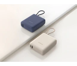 Внешний аккумулятор со встроенным кабелем Xiaomi 33W Power Bank 10000mAh (Integrated Cable) Tan GL