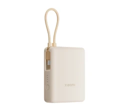 Внешний аккумулятор со встроенным кабелем Xiaomi Power Bank 10000mAh (Integrated Cable) Tan GL