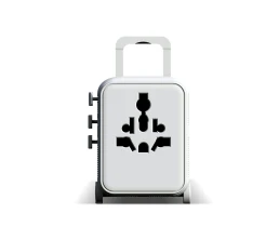 Универсальный адаптер Xoopar Luggie со встроенными вилками типов EU, UK, US и AUS