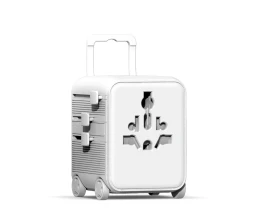 Универсальный адаптер Xoopar Luggie со встроенными вилками типов EU, UK, US и AUS