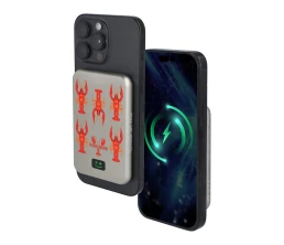 Внешний беспроводной аккумулятор Xoopar Smile с MagSafe и зеркалом, 5000 мА·ч