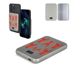 Внешний беспроводной аккумулятор Xoopar Smile с MagSafe и зеркалом, 5000 мА·ч