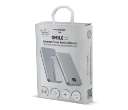 Внешний беспроводной аккумулятор Xoopar Smile с MagSafe и зеркалом, 5000 мА·ч