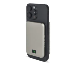 Внешний беспроводной аккумулятор Xoopar Smile с MagSafe и зеркалом, 5000 мА·ч