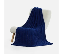 Плед Eloisa, темно-синий (кобальт)