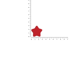 Джибитс из ПВХ «Звезда», красный