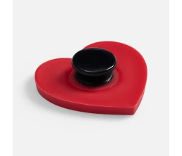 Джибитс из ПВХ «Сердце», красный