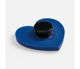 Джибитс из ПВХ «Сердце», синий