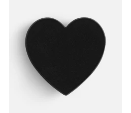 Джибитс из ПВХ «Сердце», черный