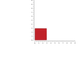 Джибитс из ПВХ «Квадрат», красный