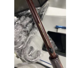 УЦЕНКА! Зонт-трость светоотражающий Reflect, черный