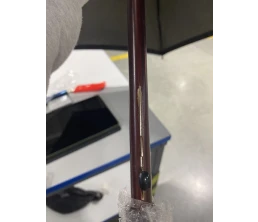 УЦЕНКА! Зонт-трость светоотражающий Reflect, черный