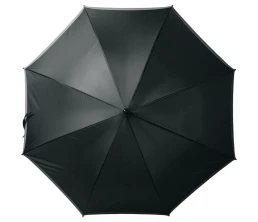УЦЕНКА! Зонт-трость светоотражающий Reflect, черный