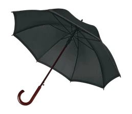 УЦЕНКА! Зонт-трость светоотражающий Reflect, черный