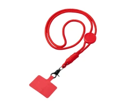 Ремешок на шею для телефона «Нэко», красный