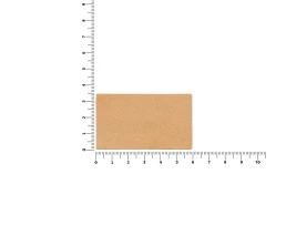 Лейбл кожаный Pasek, M, бежевый