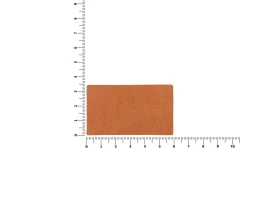 Лейбл кожаный Pasek, M, горчичный