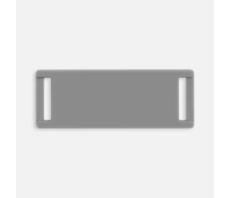 Лейбл из ПВХ Kova, серый