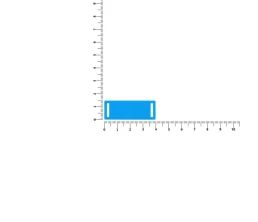 Лейбл из ПВХ Kova, голубой