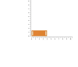 Лейбл из ПВХ Kova, оранжевый