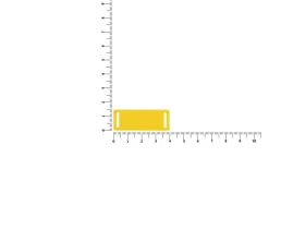 Лейбл из ПВХ Kova, желтый