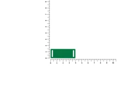 Лейбл из ПВХ Kova, зеленый