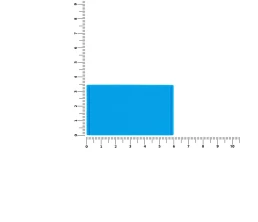 Лейбл из ПВХ Dzeta, M, голубой