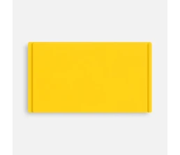 Лейбл из ПВХ Dzeta, M, желтый