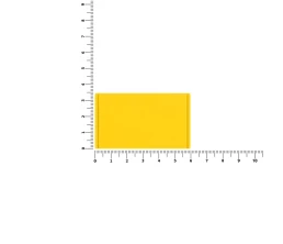 Лейбл из ПВХ Dzeta, M, желтый