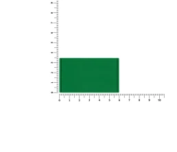 Лейбл из ПВХ Dzeta, M, зеленый