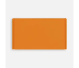 Лейбл из ПВХ Dzeta, M, оранжевый