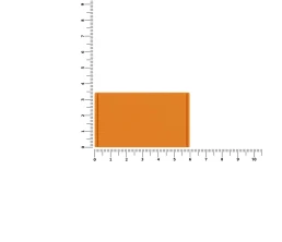 Лейбл из ПВХ Dzeta, M, оранжевый