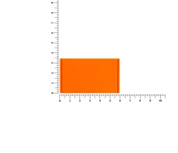 Лейбл из ПВХ Dzeta, M, оранжевый неон