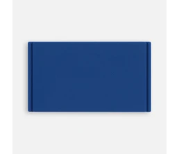 Лейбл из ПВХ Dzeta, M, синий