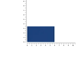 Лейбл из ПВХ Dzeta, M, синий