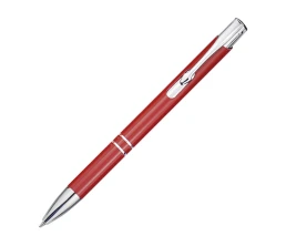 Шариковая ручка Moneta из переработанного алюминия (черные чернила) - Красный