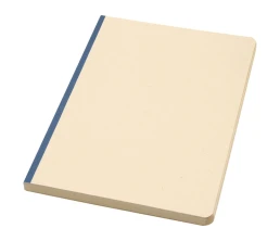 Блокнот из сахарного тростника и RPET А5 "Liliana", натуральный/синий