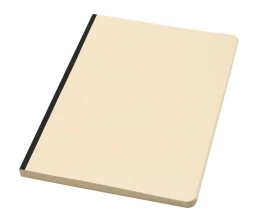 Блокнот из сахарного тростника и RPET А5 "Liliana", натуральный/черный