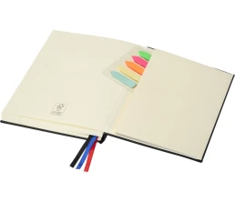 Блокнот Alder формата A5 в твердой обложке, черный