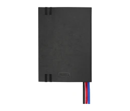 Блокнот Alder формата A5 в твердой обложке, черный
