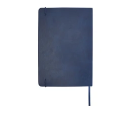 Набор Legato Elegance из блокнота формата А5 в твердой обложке и ручки-роллера, белый/синий