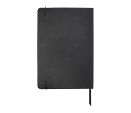 Набор Legato Elegance из блокнота формата А5 в твердой обложке и ручки-роллера, черный/белый